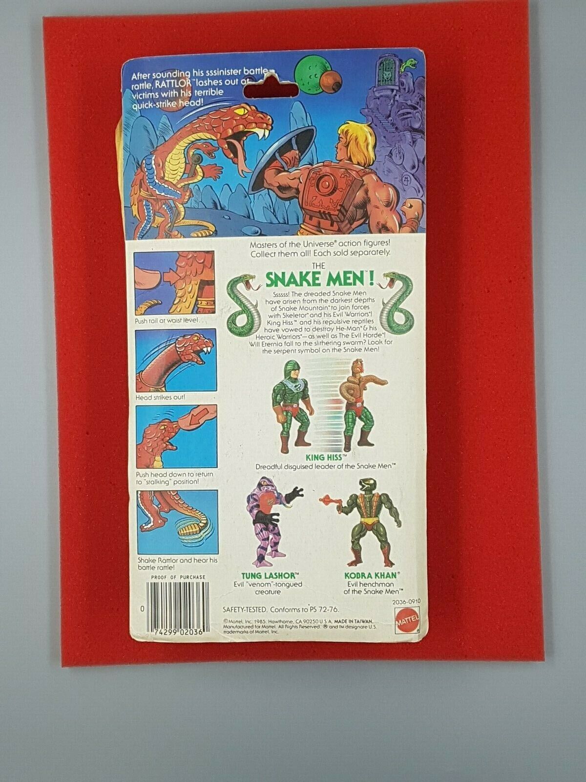 Masters of the universe Rattlor MOC Vintage