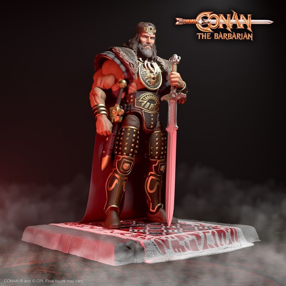 PRE-ORDER King Conan Of Aquilonia Ultimate with Throne Super7