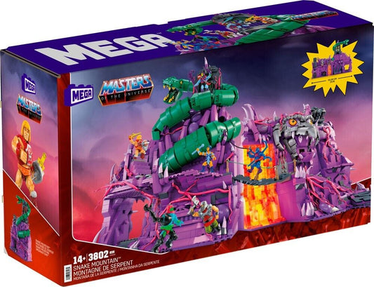 Masters of the Universe Mega Construx Probuilders Construction Snake Mountain