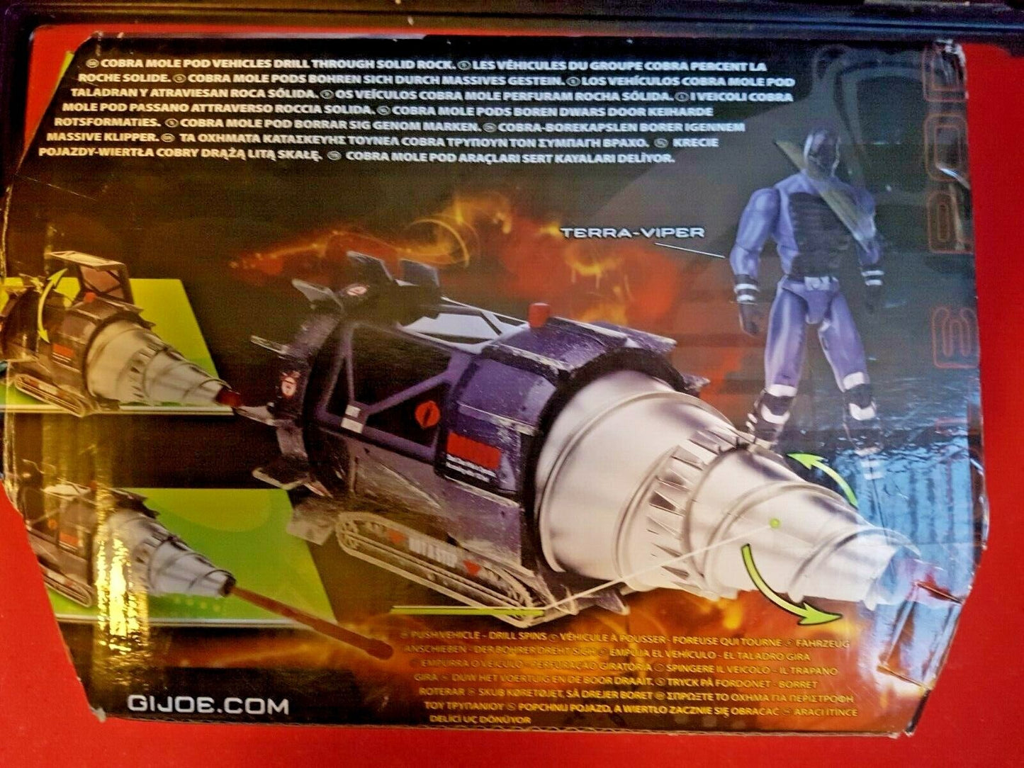 GI JOE Mole Pod With Terra Viper