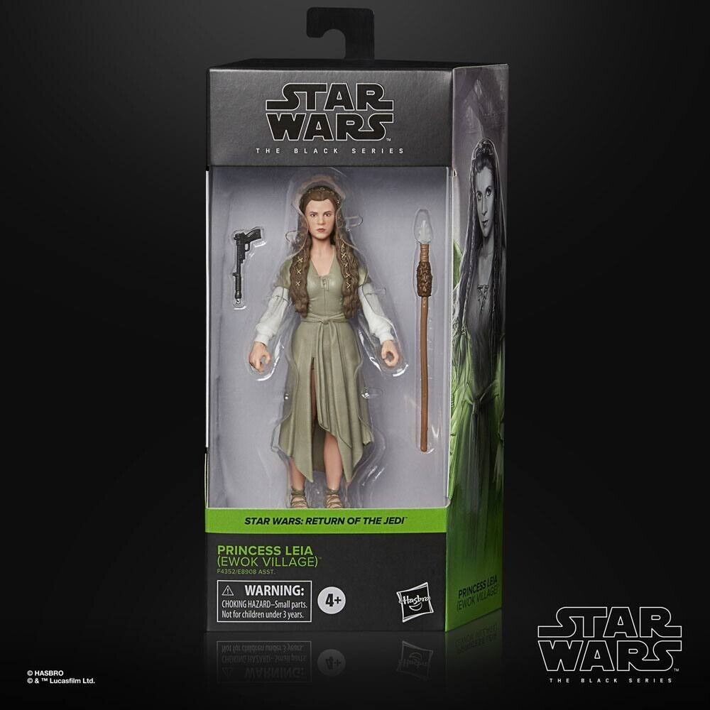 Star Wars Episode VI Black Series Action Figure 2022 Princess Leia (Ewok Village