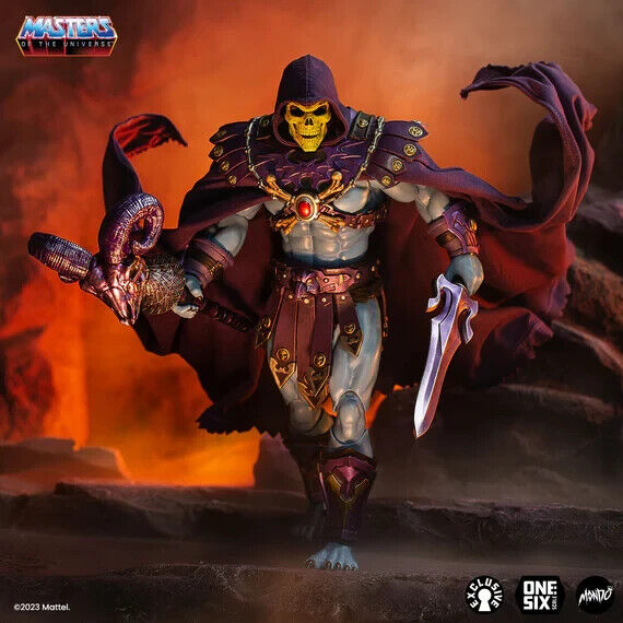 MotU Mondo Deluxe Skeletor Figure Timed Edition / Masters Of The Universe 1/6 Ne