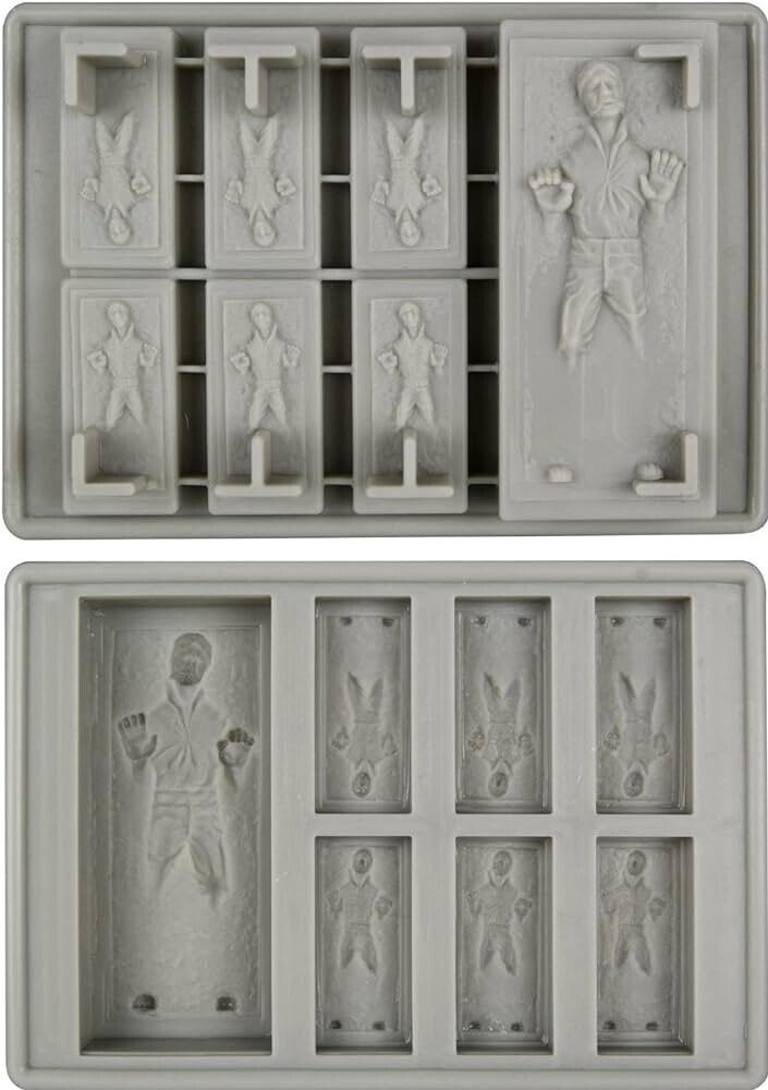 Star Wars Han Solo in Carbonite Silicone Ice Cube Tray