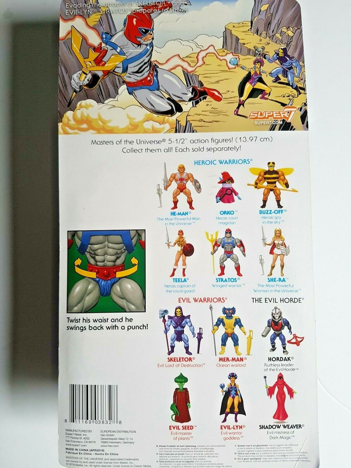 Masters Of The Universe Super7  Stratos Filmation Moc